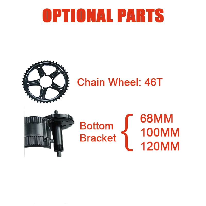 Bafang BBSHD комплект электродвигателя для электровелосипеда Mid Drive Kit с литиевой батареей 48 В/52 в 13AH/16AH/17.5AH(DP-C18 цветной экран