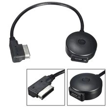 Schwarz Drahtlose Bluetooth 4,0 Musik-streaming Stereo Adapter Usb-ladegerät A2DP Für Audi Für VW