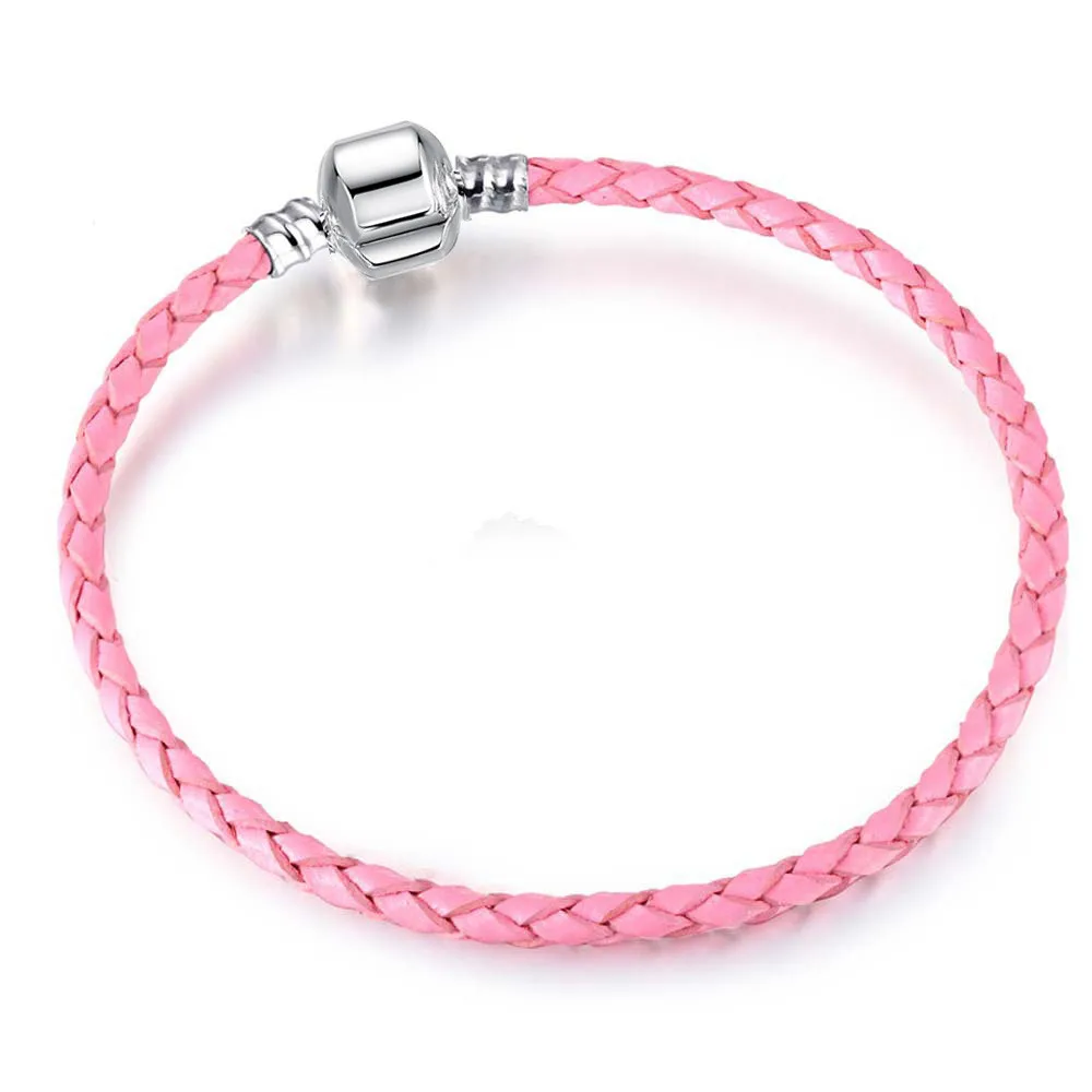 European Charms Basic Chain Clasp Rope Chains Fit European Bracelets