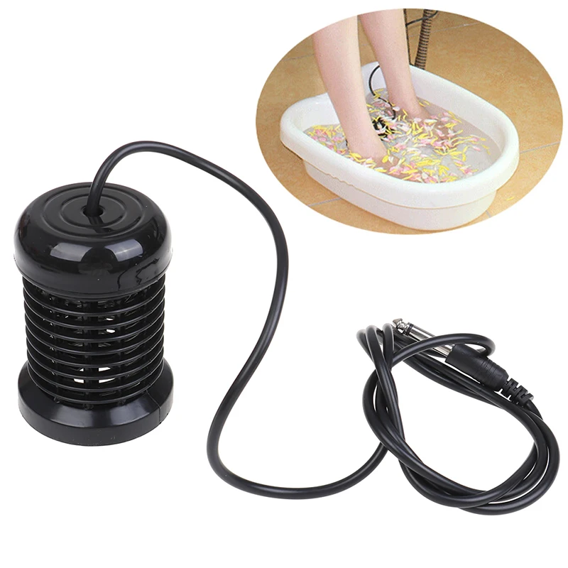 Spa Foot Massage Relief Tool Black Aqua Ion Detox Foot Bath Arrays Round Stainless Steel Array Aqua Spa Ionic Cleanse Ion
