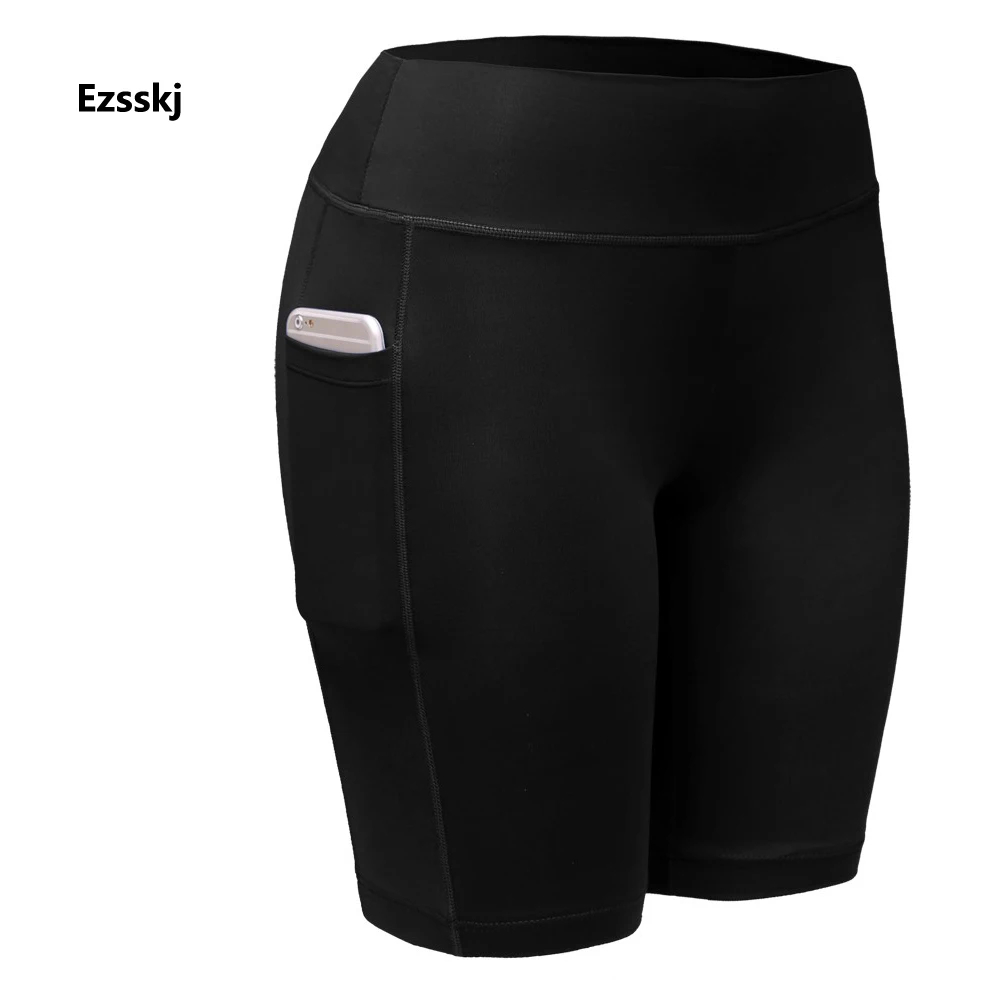 Ezsskj Womens Running Shorts Fitness Yoga Mini Shorts Compression Base