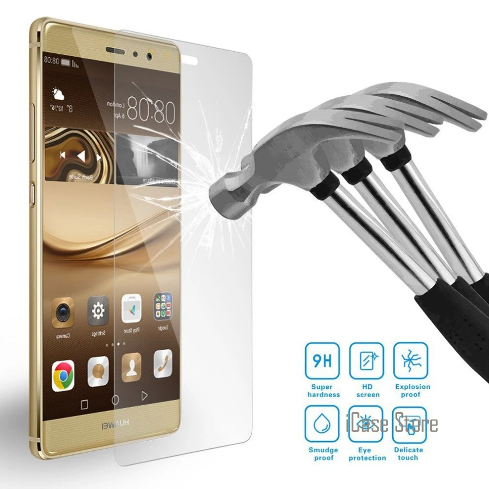

Tempered Glass Screen Protector For Huawei Honor 6X 5X 5C 5A 4C Pro films for P9 Lite P8 lite GT3 GR3 GR5 Y6 Pro Y3 II Y5 II