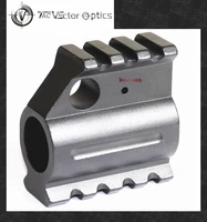 Векторная оптика Наклонный обычный высокий профиль. 223 5,56 газовый блок двойной 20 мм рельсы подходит 0,75 дюймов баррель крепление матовый черный новый - изображение