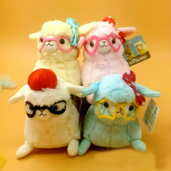 stuffed animal with glasses