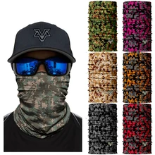 Camuflagem bandanas ciclismo scarfs correndo bandana pescoço mais quente cachecol caminhadas camo bandana máscara facial dos homens esportes