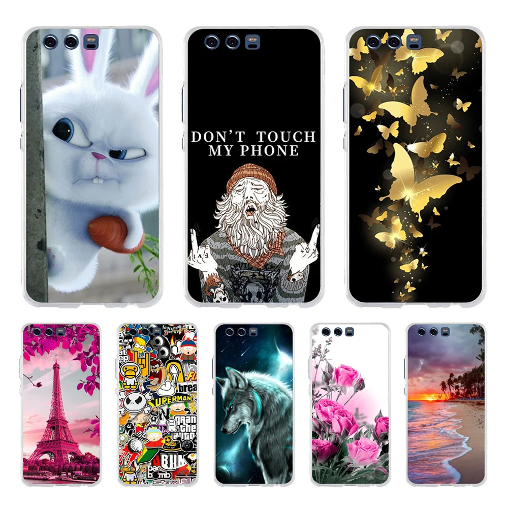 

For Huawei P10 Case Cover 3D Soft TPU for huawei P10 P 10 Cover Case Silicone Mobile Phone Bags For huawei P10 5.1" Phone Case