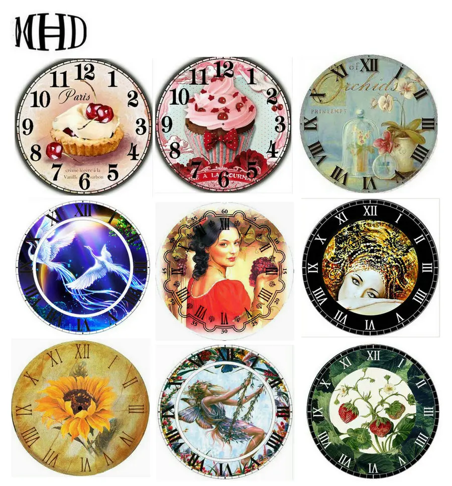 

MHD-Wall Clock Series Diamond Painting, Needlework, Full 3d diy Diamond Embroidery, Round & Square, Diamond Cross Stitch, Home