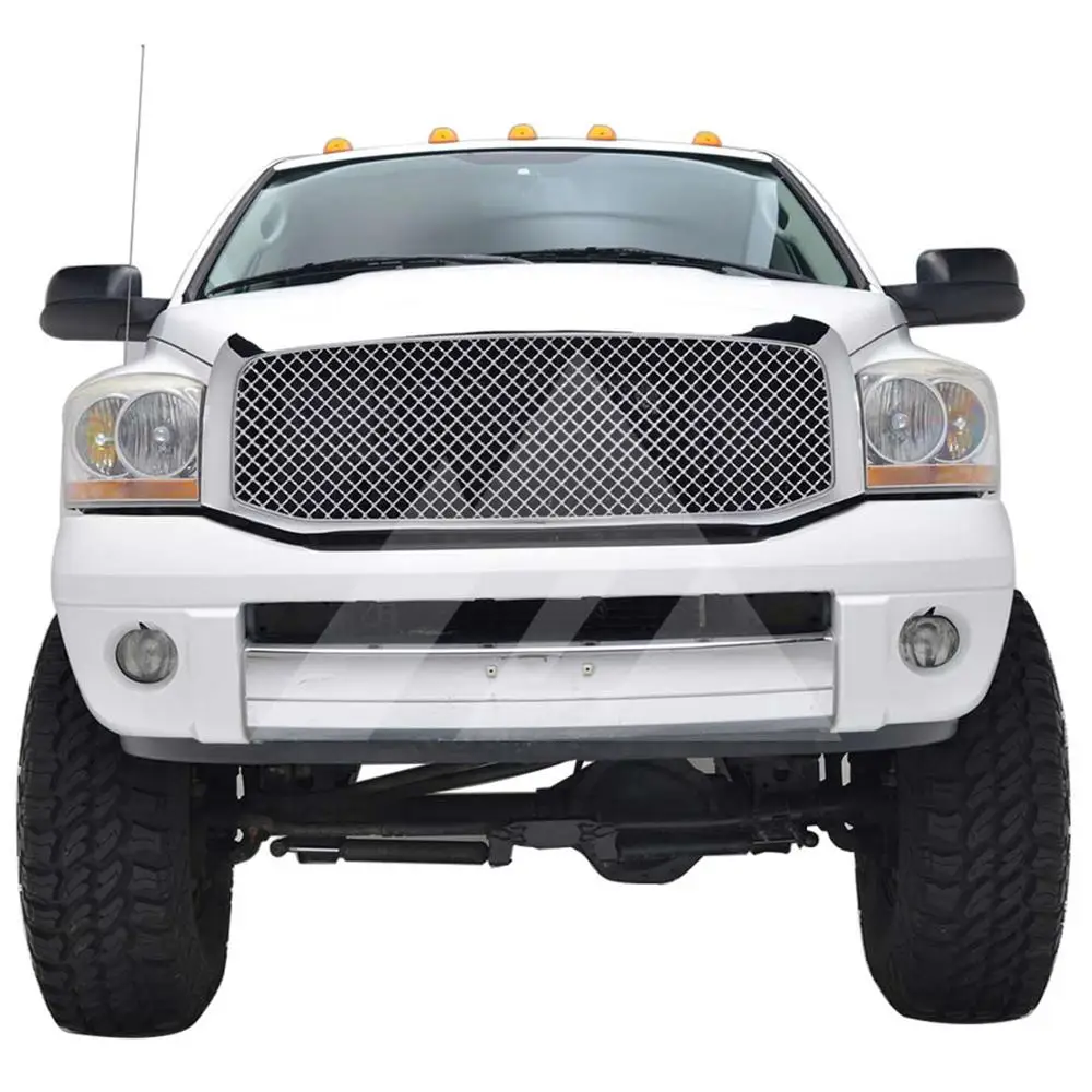 Для 06-08 Dodge Ram 1500/07-09 Dodge Ram 2500/07-09 Dodge Ram 3500 ABS Хромированная сетка упакованная решетка