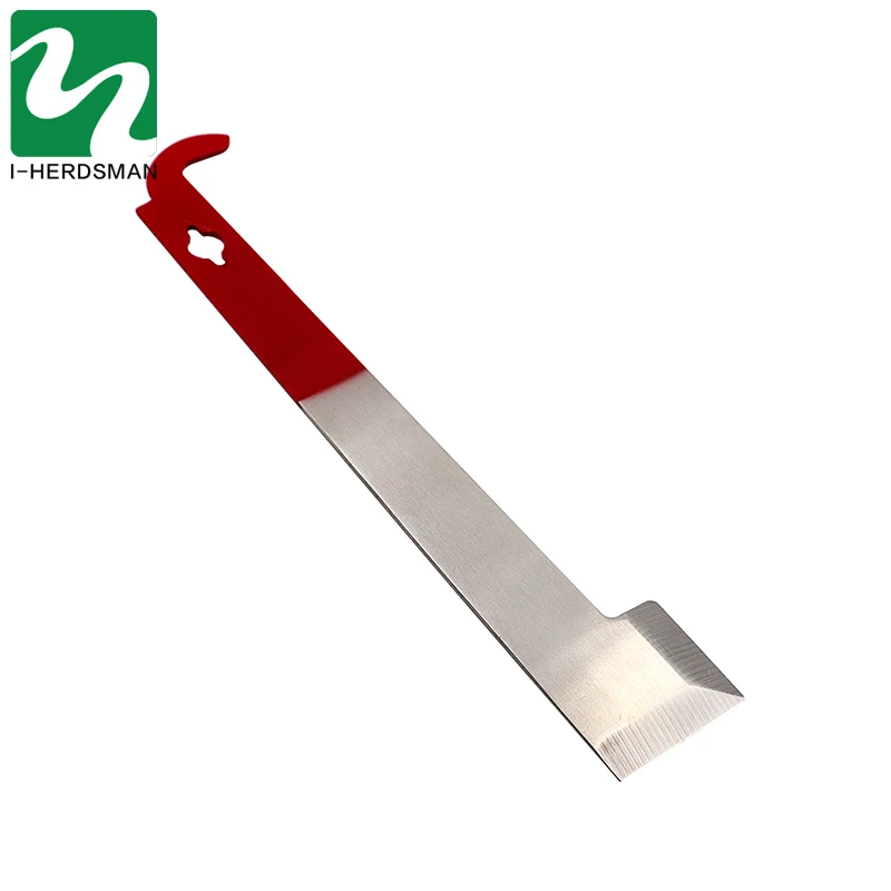Stainless Steel Beekeeping Bee Hive Hook Scraper J Shape Equipment Tools AL
