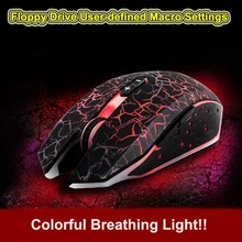 F мышь Проводная игровая мышь оптическая мышь геймер для видеоигр игровая мышь RGB эргономичные Игровые мыши ноутбук Настольный