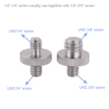 Aliexpress - Photo Studio Accessories Standard Male To Female 1/4″-3/8″ Convert Screw for Camera Tripod Light Stand Flash Bracket Trigger