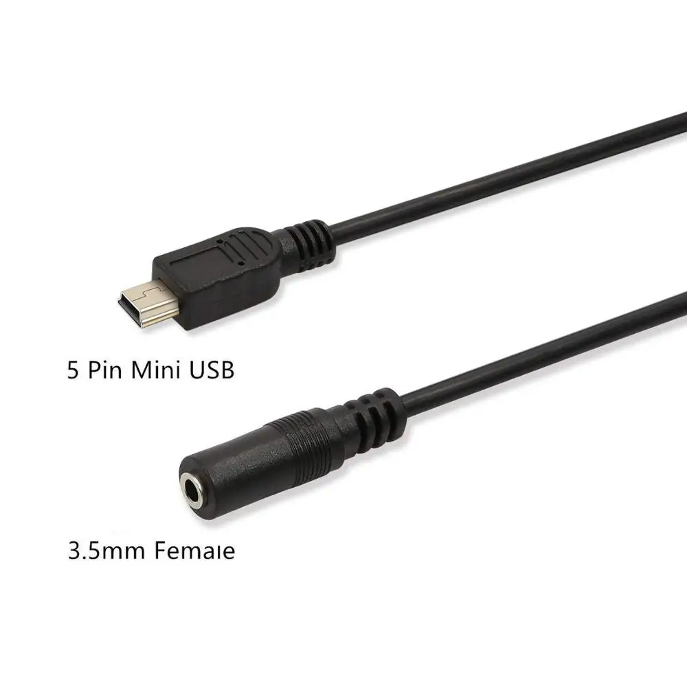 Onvian 3 5 мм Женский на Pin мини USB Мужской адаптер кабель разъем микрофонный аудио 30