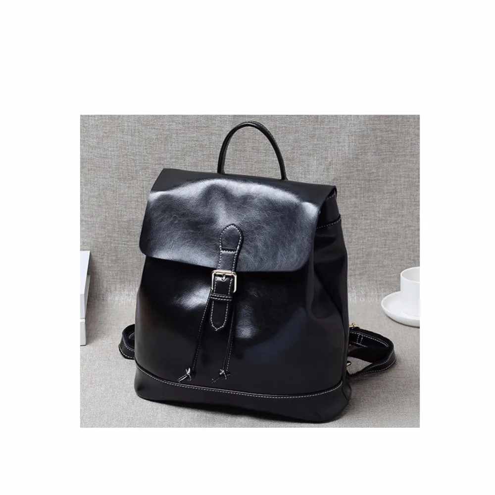 

ZENTEII Women Genuine Leather Backpack