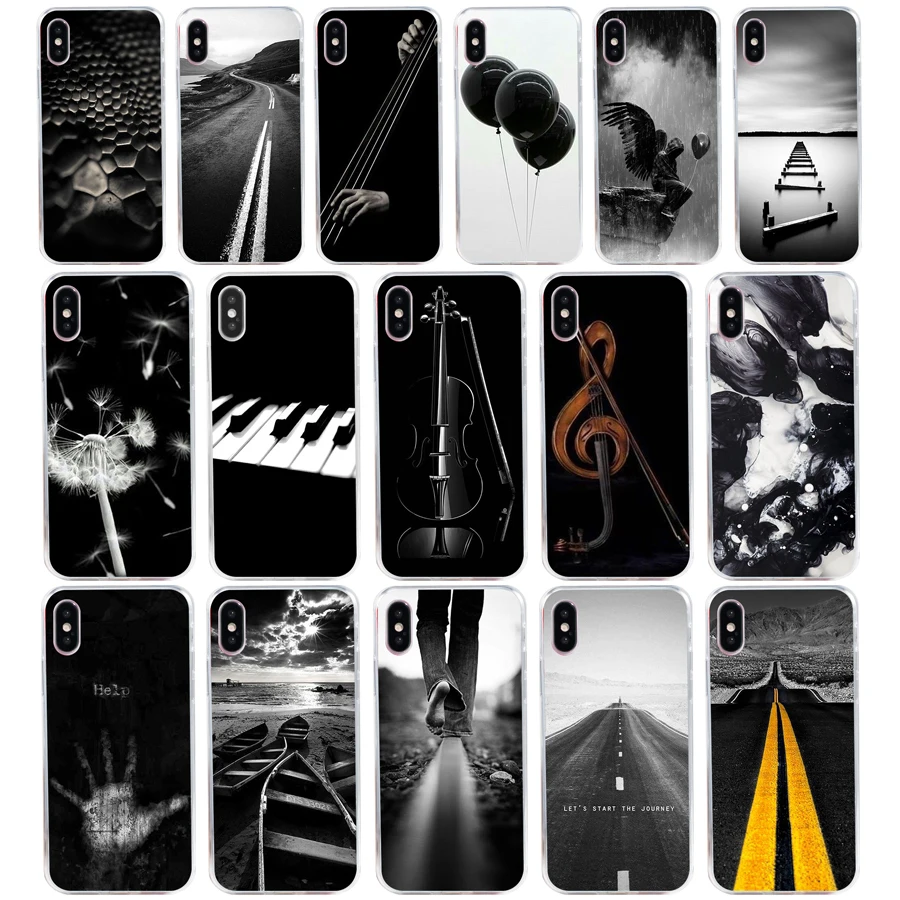 189H Ash Road Pattern Skin Custodia Morbida In Silicone Tpu Cover Per Iphone 5 5S Se X Xr Xs Max Case
