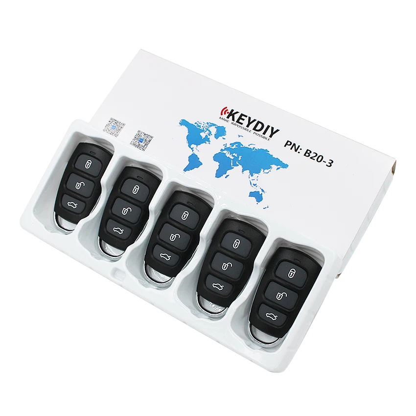 5 шт./лот KEYDIY B серии B20-3 3 кнопки Универсальный KD пульт дистанционного управления для KD200 KD900 KD900+ URG200 KD-X2 мини KD для KIA style