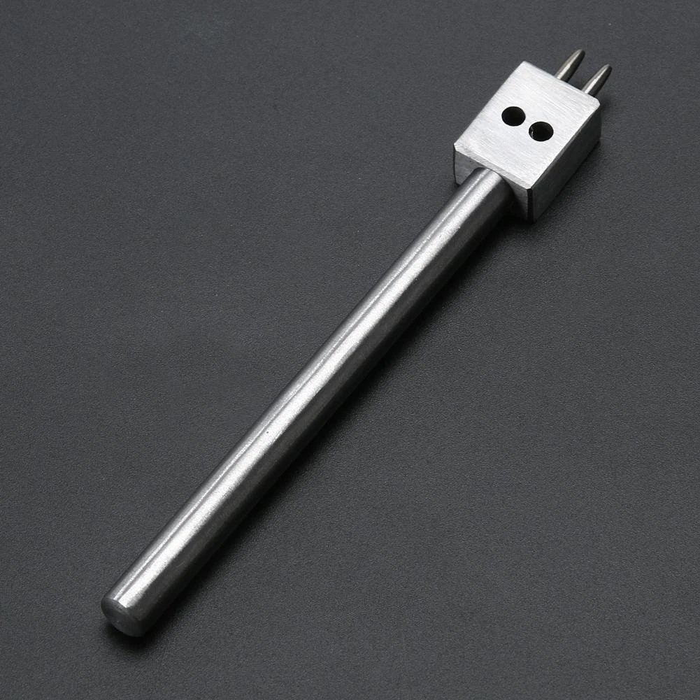 1pc 2/4/6 Prong Leather Hole Punches 1mm Round Row Hole Punch Leather Craft Cutter 4mm Stitched Hole Spacing Hand Tool