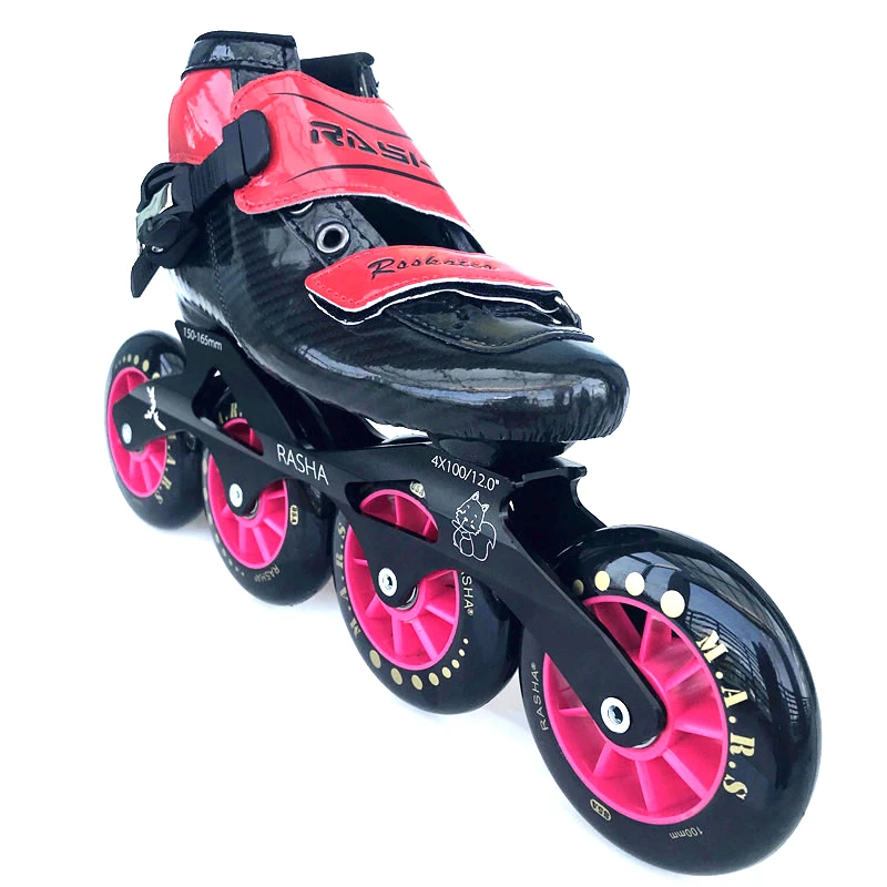 100% الأصلي رشا سباق الزلاجات مضمنة سرعة التزلج المهنية الرجال الاطفال الأسطوانة patines مضمنة للأطفال