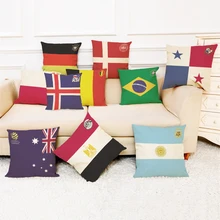 

Kids Room Decoration Pillow Back Cushion National flag Big Cushion For Sofa Chair Home Decor 45X45cm National flag 1PC