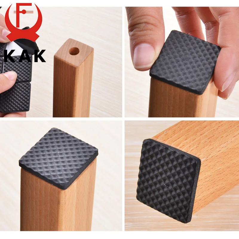 KAK 1-24PCS Self Adhesive Furniture Leg Feet Rug Felt Pads Anti Slip Mat Bumper Damper For Chair Table Protector Hardware Best Sellers In Furniture