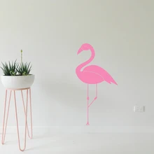 YOYOYU 40 colors Vinyl wall stickers muraux Sleeping Flamingo Pattern Removeable Wall Decal Livingroom Bedroom Wall Decor ZX206 high quality colorful leather pattern removeable wall stickers