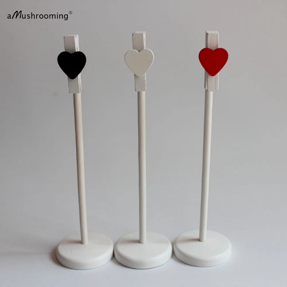 

(10) Ladybug colors Name Badge Name Place Card Holder, Wood Placeholder black white red
