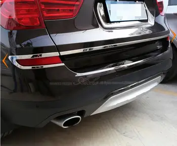 

Car Tail Door Trunk Lid Molding & Fog lamp Light Cover Trim FOR BMW X3 F25 2014 2015 2016 2017 2018 Free by EMS