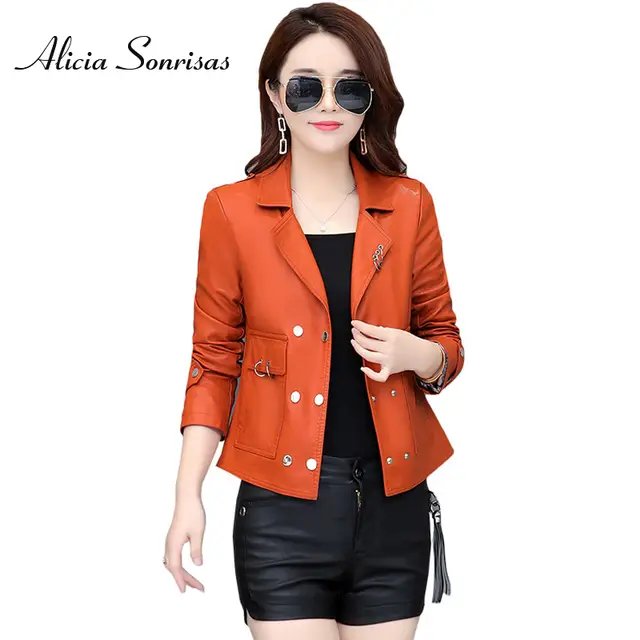 orange short jacket