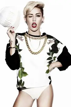 

Music Star Miley Cyrus Silk Poster Art Bedroom Decoration 0113