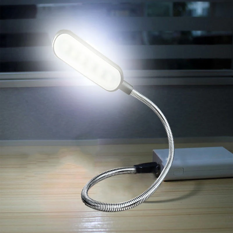 Flexible Portable USB Night Light Mini LED Lamp Keyboard Computer Desk Lamps (2)