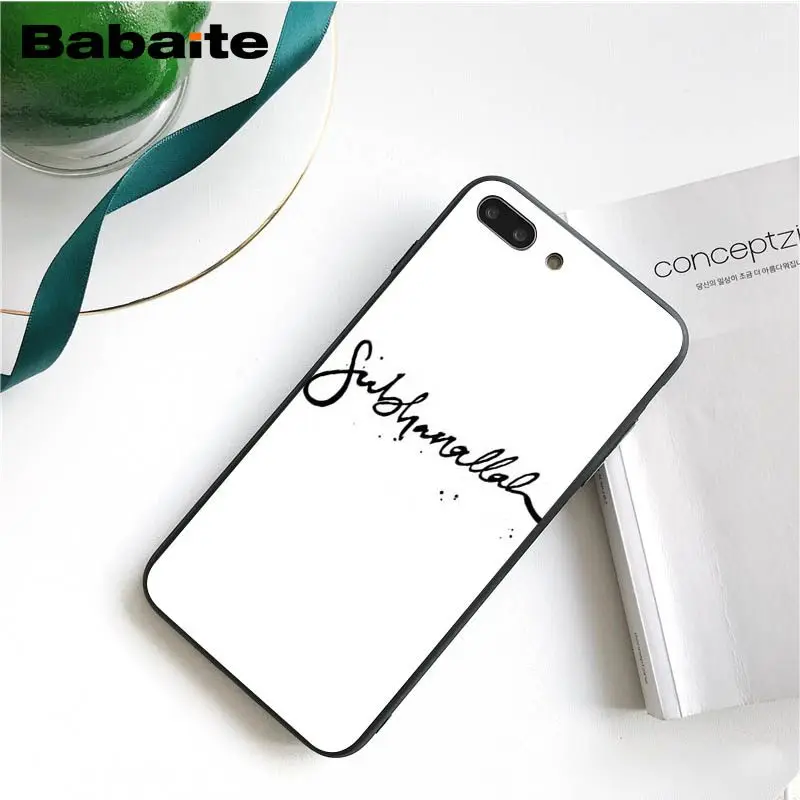 Babaite мусульманский ислам бисмилла Алла чехол для телефона iphone 11 Pro 11Pro Max 6S 6plus 7 7plus 8 8Plus X Xs MAX 5 5S XR