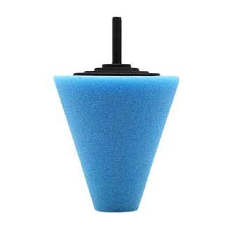 

1PC Car Wheel Hub Polish Repair Buffing Shank Polishing Sponge Cone Plastic Foam Pad Car Styling