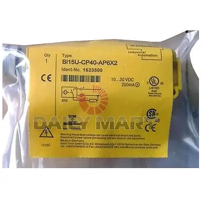 

DHL/EMS 2 LOTS New Turck BI15U-CP40-AP6X2 Sensor Embeddable Eurofast Uprox 3 Wire DC PNP 15MM