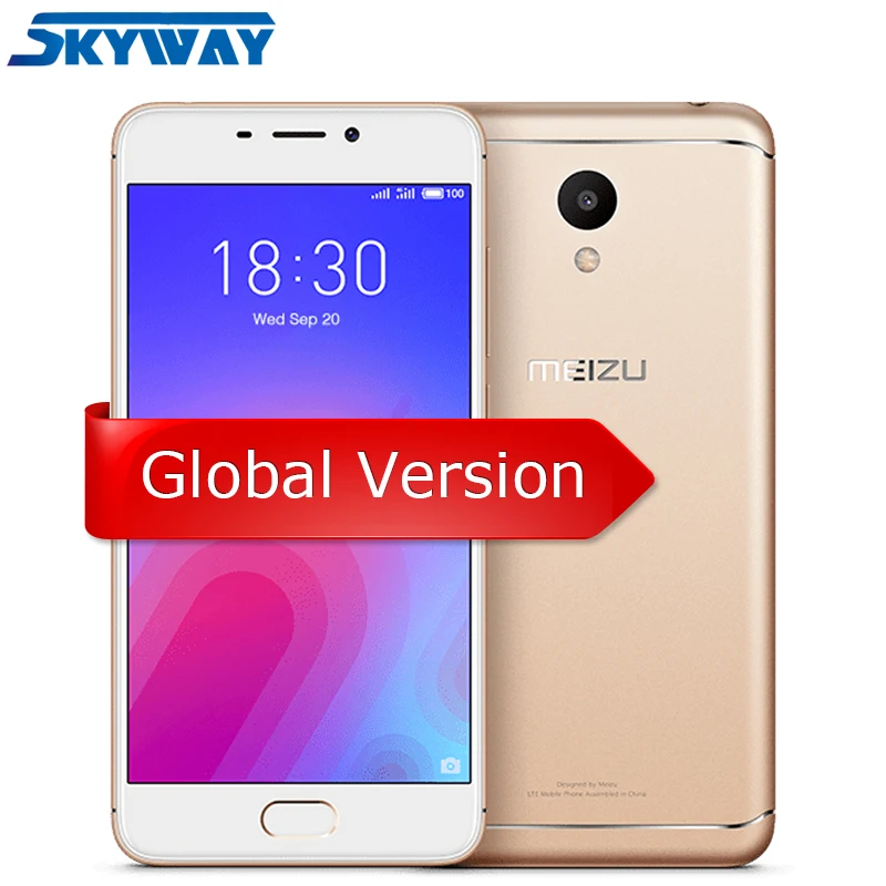 Meizu M6 4G LTE глобальная версия сотового телефона 5 2 &quotHD 720P 3 ГБ 32 2&quot HD MTK6750