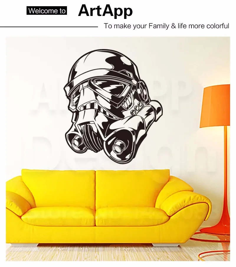 Star Wars Stormtrooper Action Custom Wall Decals 3D Wall Stickers Art AH433 