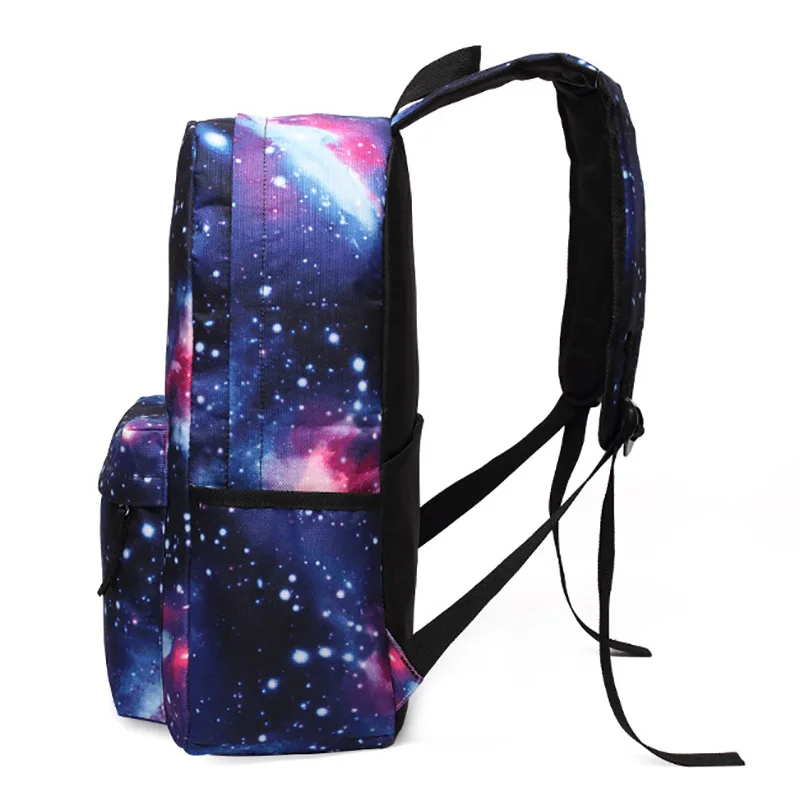 3 шт. модные светящиеся школьные сумки, рюкзак для мальчиков и девочек, звездное небо, детский школьный рюкзак для школьников, рюкзаки для ноутбука с usb зарядкой