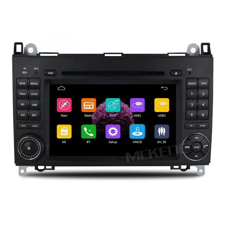Best HD 2din Car DVD GPS Head unit for Mercedes Benz B200 A B Class W169 W245 Viano Vito W639 Sprinter W906 3G Bluetooth Radio+MAP 13
