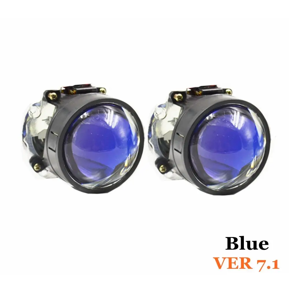 Автомобильный биксеноновый проектор VER 7 1 с RGB приложением и функцией Bluetooth маска