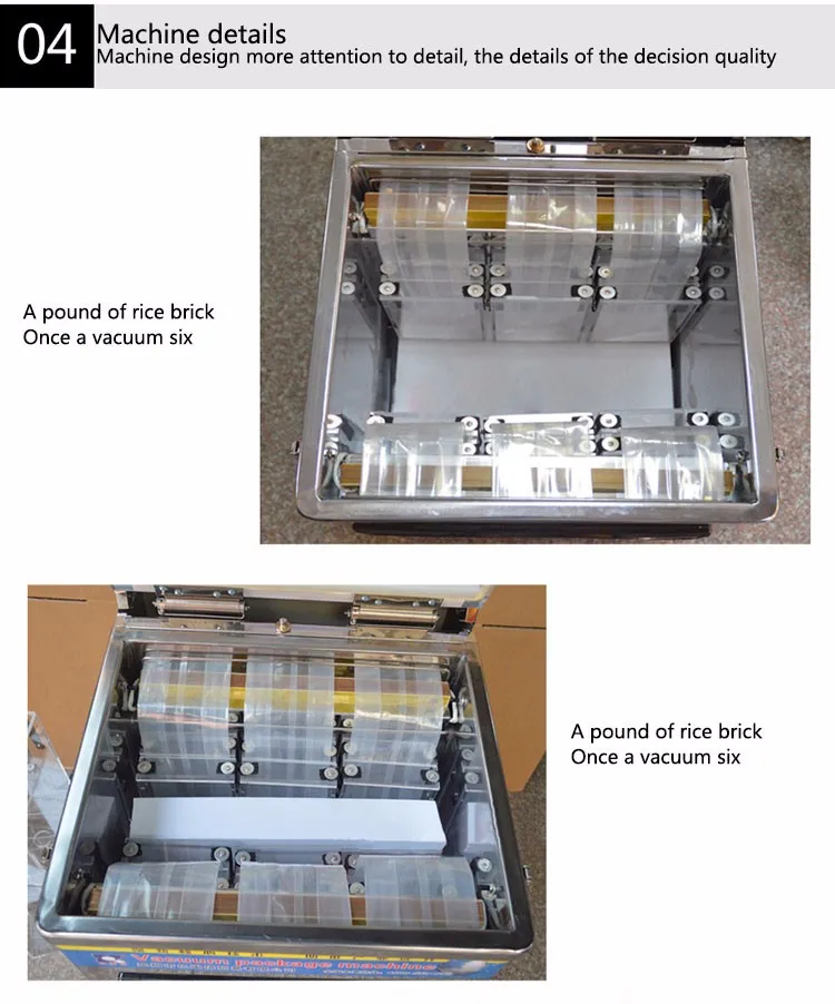 YMX-958-06L Нержавеющая сталь стол-Стиль пищевой Упаковка мешка вакуума машина настольная двойной насос аппарат вакуумной упаковки