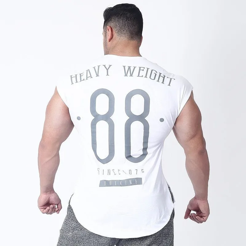Men Sport T Shirt Gym Fitness Bodybuilding Workout Summer Running