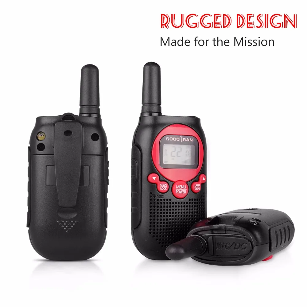 

2pcs kids walkie takie pmr446 walkie talkie 8CH 0.5w VOX two way radio rechargeable battery & privacy code