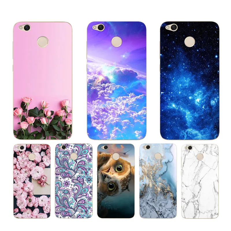 

CROWNPRO Cute Fundas Xiaomi Redmi 4X Case Soft Silicone 4 X Back Cover Xiaomi Redmi 4X 5.0" Painting TPU Protective Case Redmi4x