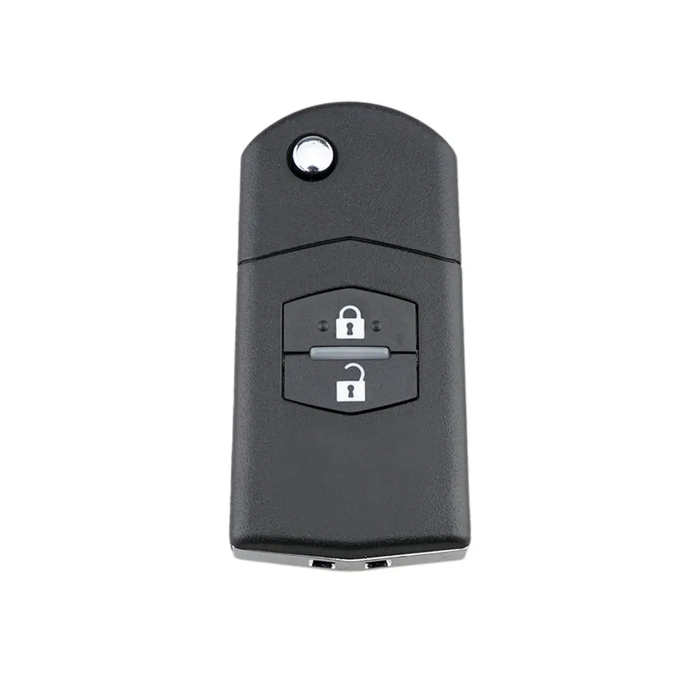 

2/3 button remote key blank case Folding Flip Remote Key Shell Case Fob PAD FOR MAZDA 2 3 5 6 RX8 MX5 2B