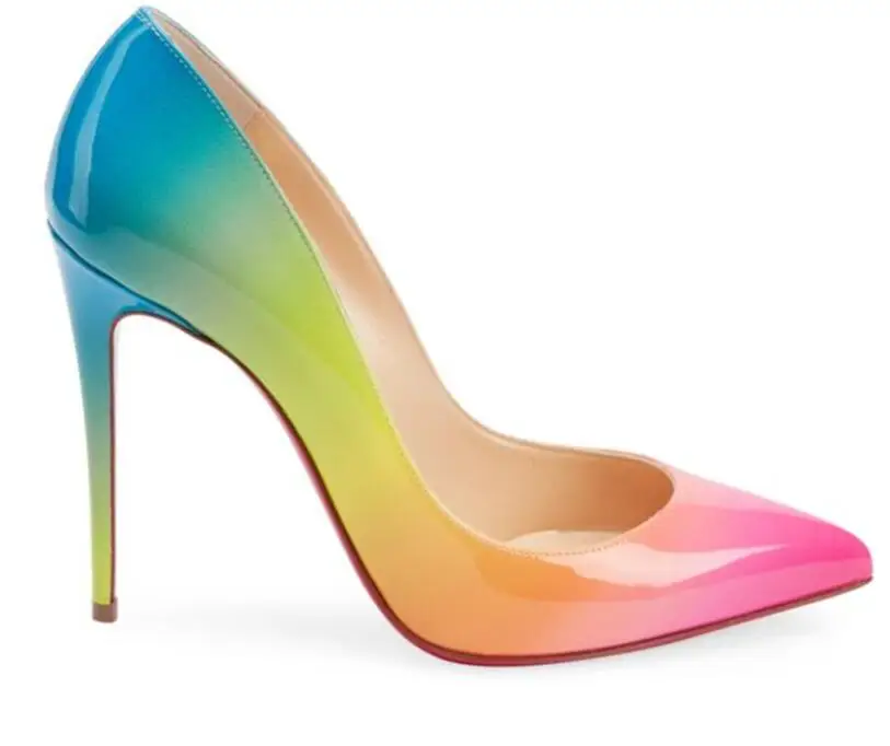 rainbow platform pumps