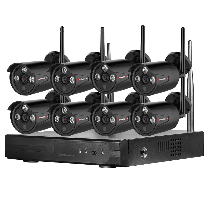 

8CH CCTV System Wireless 1080P 960P 720P NVR Outdoor Waterproof Wifi Security Camera System Night Vision Surveillance Kit