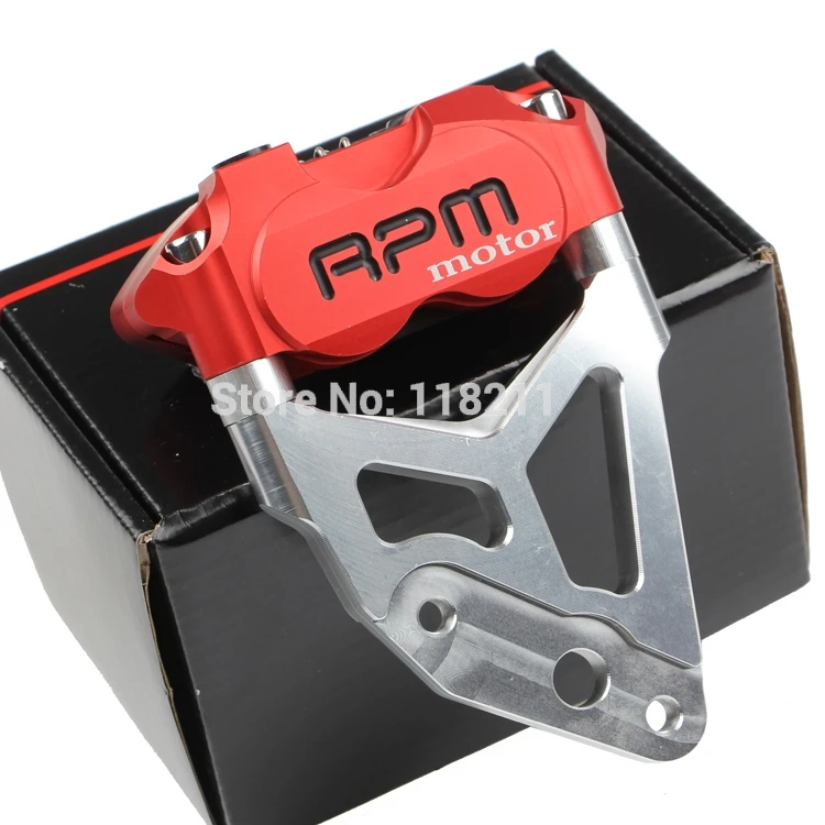 RPM motor Electric Motorcycle Scooter Brake Caliper + Brake Pump Adapter Bracket For 200mm 220mm Brake Disc Pit Bike Dirt Bike