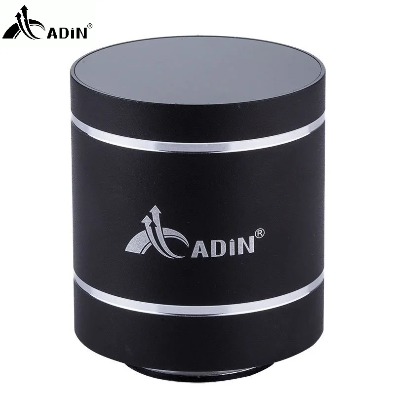 Hot! ADIN Metal Bluetooth Speaker 10W Mini Vibrace Reproduktor Mobilní Bezdrátový Počítač Malé Subwoofer Vibrace Zvuk Reproduktory