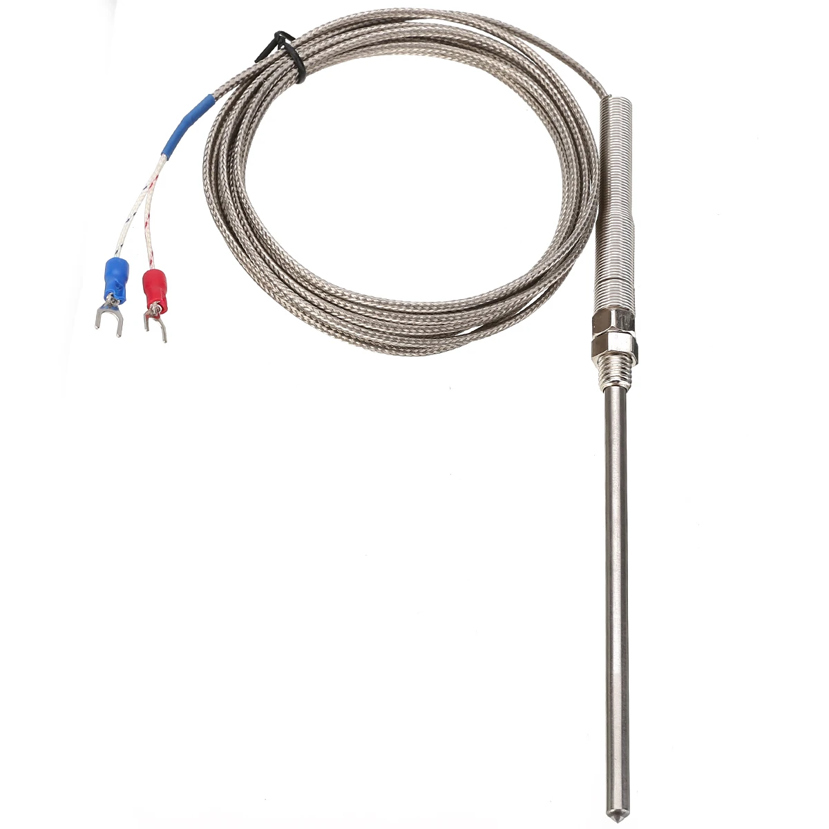 3 Meter Wire Thermocouple Sensor 0~400 Degree Celsius K type Thermocouple Temperature Sensor 100mm Probe Measurement Tool
