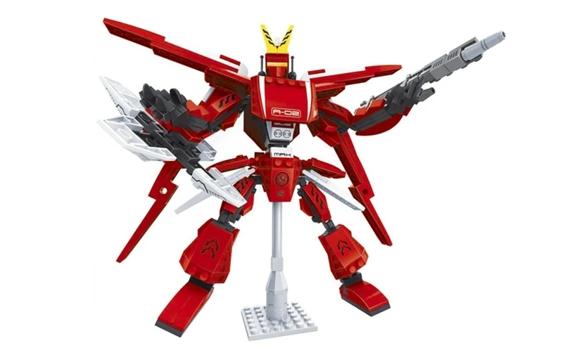 Ausini Строительный набор сделай сам Совместимость с lego city робот 528 3D блоки модель