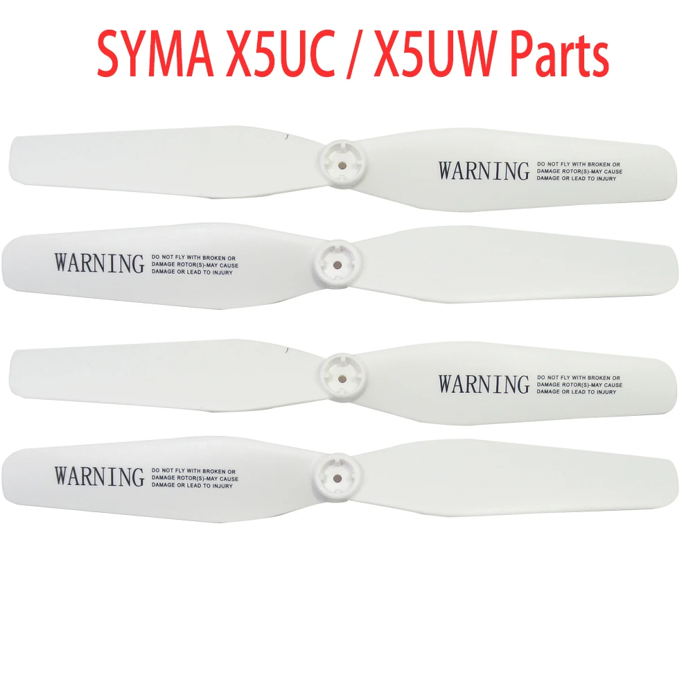 

4 PCS Propellers For Syma X5UC X5UW Rc Helicopter Screws Rc Quadcopter Blade Parts Drones Spare Parts