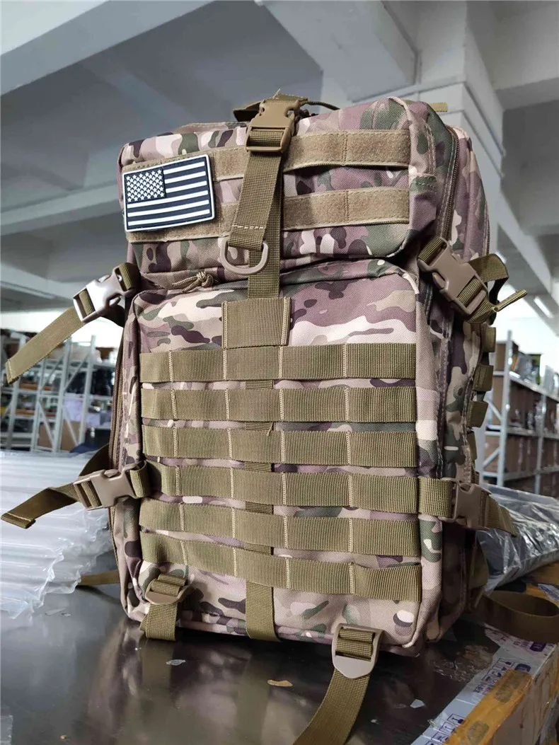 Mochilas à Prova Bolsa de Desporto ao ar Bug para Fora Grande Capacidade Homem Exército Militar Tático Dbug Água Livre Caminhadas Acampamento Caça 3 p 45l 36 ??B22-cp camo